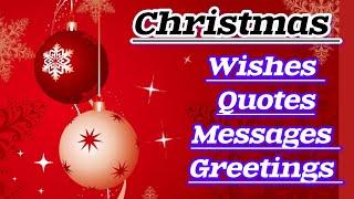 Merry Christmas wishes, quotes, Greetings in English / Stunning Christmas messages 2024