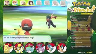 Let's Go, Pikachu!: Vs Gym Leader Koga - PART 52 (Twitch Stream)