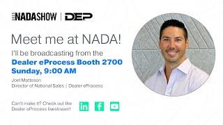 Live Interview with DEP's Joel Matteson from NADA Booth 2700!