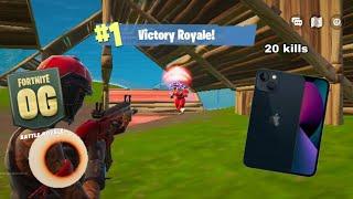 Dominating Fortnite OG On Mobile In 2025 (Fortnite Mobile) | IPhone 13 60 fps