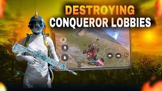 Destroying Conqueror Lobbies | BGMI