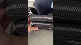 P-RADA Saffiano leather belt bag