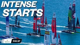 Most INTENSE Starts in SailGP History | Penalties, Collisions & MORE!