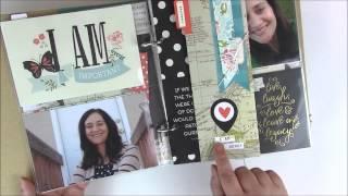 Create Today: I Am Simple Stories Scrapbooking Mini Album