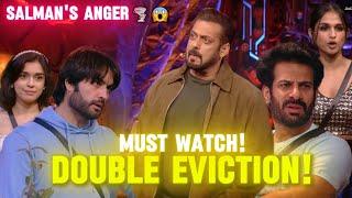 Salman khan's DOUBLE Blow! 2 Eliminations & a Warning! | Bigg Boss 18