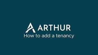 How to add a Tenancy within Arthur