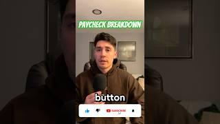 PAYCHECK BREAKDOWN#debt #debtfreejourney #moneymanagement #budget