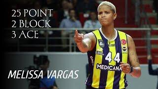 Melissa vargas | 25 points | Fenerbahce v s. Galatasaray | Turky volleyball League 2024