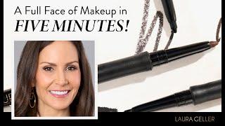 How To Do A Full Face of Makeup In Five Minutes on Mature Skin