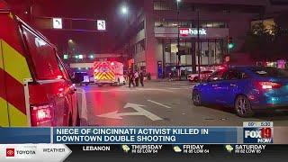 Relative of Cincinnati anti-violence activist killed in Downtown double shooting