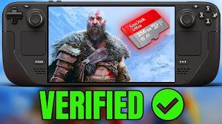 God Of War Ragnarok on Steam Deck VERIFIED - MicroSD Card Worth it?