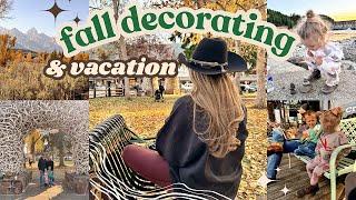 FALL DECORATIONS & VACATION | Casey Holmes Vlogs