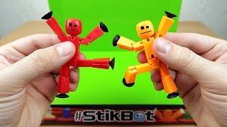 Мини студия для съемки мультфильмов! Как снять мультик. STIKBOT Stop motion, как сделать мультик