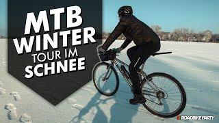 MTB WINTER FAHRRADTOUR IM SCHNEE | ROADBIKE PARTY