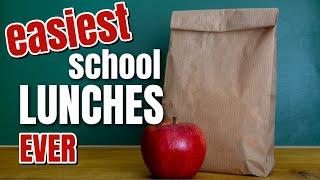 THE EASIEST SCHOOL LUNCHES FOR KIDS | LAZY MOM HACKS | FRUGAL FIT MOM