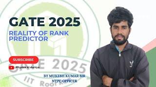 GATE 2025 Rank Predictor vs Actual Rank – How Accurate Is It? | Reality Of Ranks predictor #gate