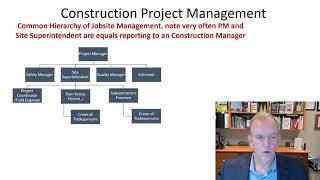 Lecture 2B Introduction To Construction Management, Project Team Positions and Roles