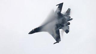 Российский Су-35 пытался перехватить польский L410 TURBOLET над Черным морем