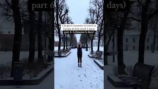 How much I spent as a budget traveler in Lithuania ️