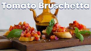 How To Make Easy Italian Tomato Bruschetta! | Eitan Bernath