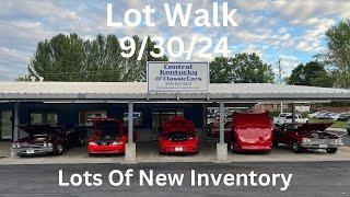 Central Kentucky Classic Cars Lot Walk 9/30/24