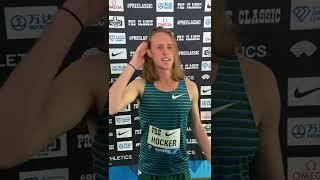 Cole Hocker, Bowerman Mile post race