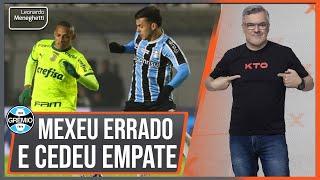 Renato mexeu mal no time e viu o Palmeiras empatar: 2 x 2. Treinador foi criticado pela torcida!