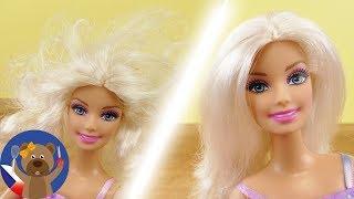 Barbie Hair jak je zkrášlit | Jak budou zacuchané vlasy zase hezké? DIY Barbie Idea