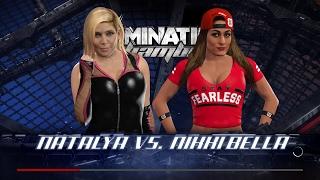 WWE 2K17 Elimination Chamber Prediction Highlights: Natalya vs Nikki Bella