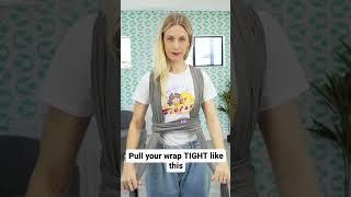 HOW TO USE A BABY WRAP - AND STOP YOUR BACK HURTING! #babywearing #izmibaby