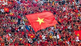 ASEAN CUP 2024: Bóng đá Việt Nam vô địch Đông Nam Á, cổ động viên ăn mừng chiến thắng của đội tuyển