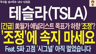 [테슬라 주가전망] *긴급* 美월가 애널리스트 목표가 하향 '조정'? 절대 속지 마세요 !! 5파 고점 '시그널' 아직 멀었습니다 !    #테슬라 #테슬라주가 #테슬라주가전망