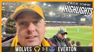 Wolves Edge Closer to Safety  Wolves 1-1 Everton Highlights VLOG