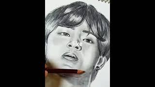 #I love bts......v ️.#v.......... sketch.#viral ️..........v..sketch.