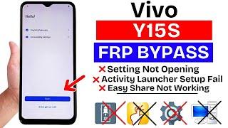 Vivo Y15s Frp Bypass Android 12 Setting Not Opening 2025 | Vivo V2120/V2125 Frp Unlock Without Pc