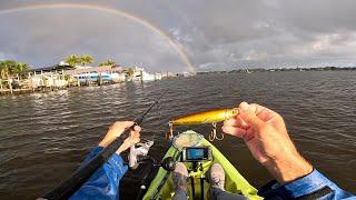 Rain Or Shine We Are Going Fishing!! Florida River Dock and Sea Wall Fishing for Snook and Jacks