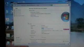 2008 Toshiba Satellite Pro Running Windows Vista Business SP2