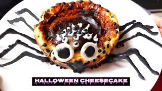 Rich & creamy Halloween Cheesecake | Halloween bake cheesecake | Spider Cheesecake ideas