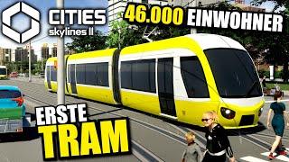 TRAM für unsere 46.000 Einwohner Stadt | Cities Skylines 2