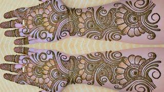 Eid Special Mehndi Design | Easy Dulhan Mehendi Design | Full Hand Mehndi Design Arabic Henna Design
