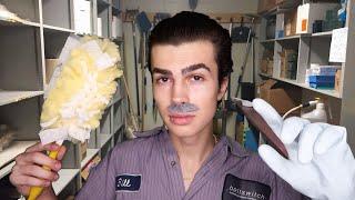 ASMR- School Janitor Does Your Makeup