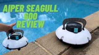 Aiper seagull 600 automatic pool robot review.