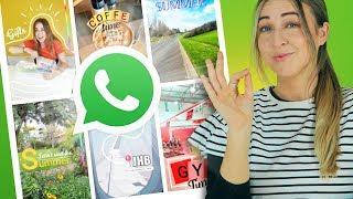 WhatsApp Status | 10 Creative Ideas | Using ONLY The App!!