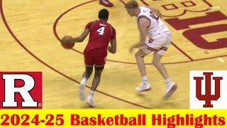 Rutgers vs Indiana Basketball Game Highlights 1 2 2025