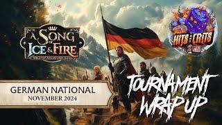 German Nationals 2024: Tournament Wrap Up with 2nd place Echsport | ASOIAF: TMG