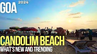 Goa | Candolim Beach Goa | Goa Vlogs | Current Updates, Shacks, Water Sports, Shops | Virtual Tour