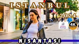 Discover Nisantasi: 4K Walking Tour of Istanbul's Chic Shopping Streets & Cafes | October 2024