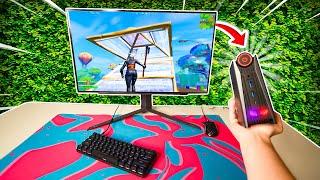 Fortnite On The Worlds SMALLEST Gaming PC!