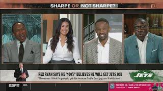 FIRST TAKE | Stephen A. & Shannon react to Rex Ryan says He 100% believes he will get Jets job