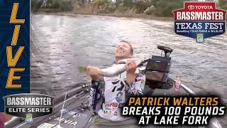 Patrick Walters breaks 100 pounds at Lake Fork